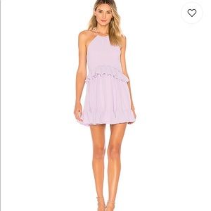 Lovers + friends Banks Dress in Pastel Lilac